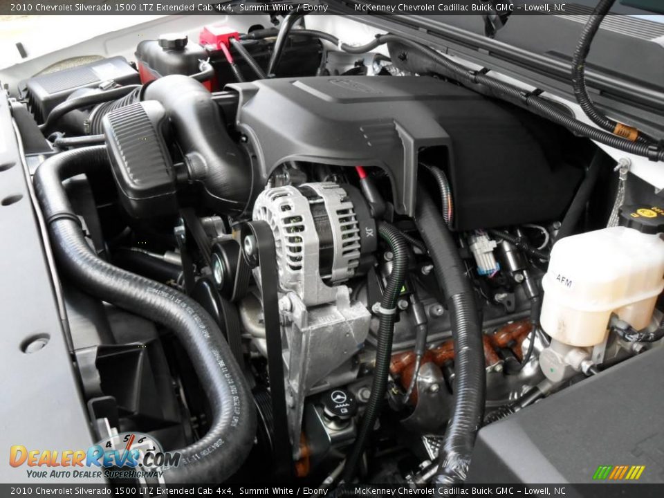 2010 Chevrolet Silverado 1500 LTZ Extended Cab 4x4 Summit White / Ebony Photo #26