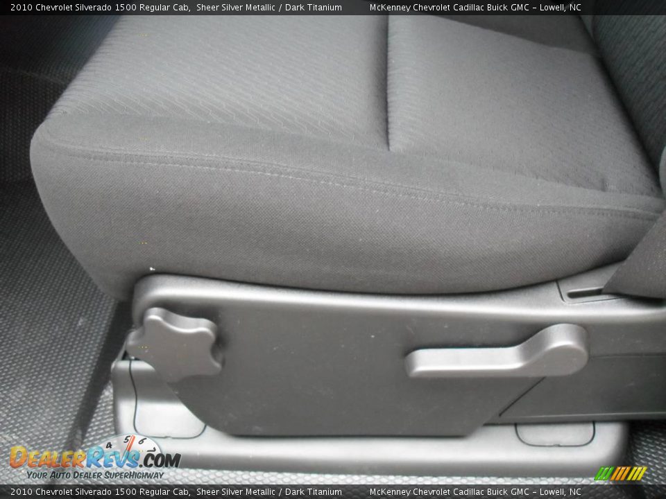 2010 Chevrolet Silverado 1500 Regular Cab Sheer Silver Metallic / Dark Titanium Photo #8
