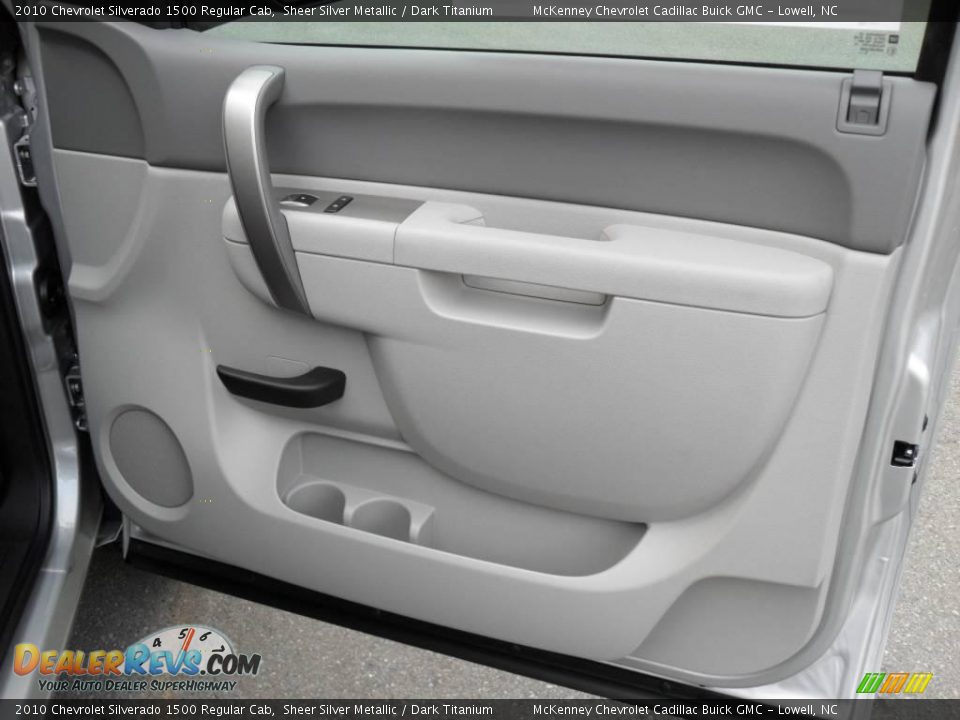 2010 Chevrolet Silverado 1500 Regular Cab Sheer Silver Metallic / Dark Titanium Photo #13