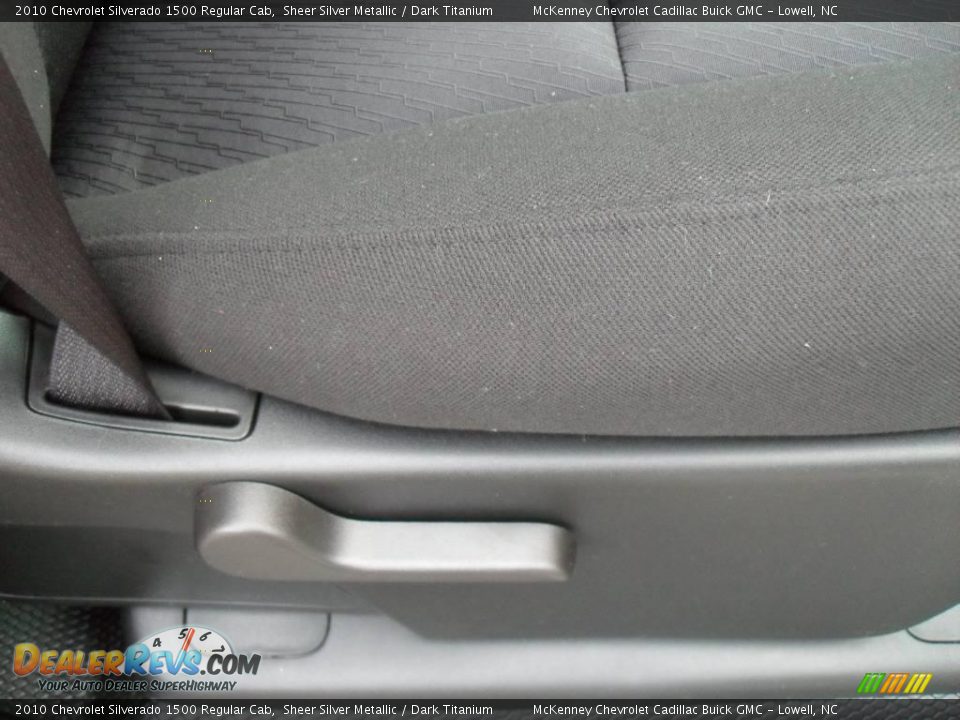 2010 Chevrolet Silverado 1500 Regular Cab Sheer Silver Metallic / Dark Titanium Photo #15