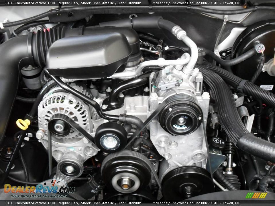 2010 Chevrolet Silverado 1500 Regular Cab Sheer Silver Metallic / Dark Titanium Photo #19