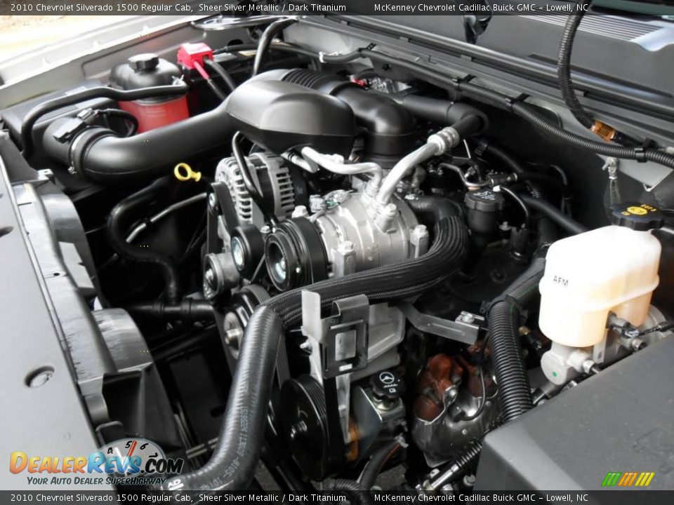 2010 Chevrolet Silverado 1500 Regular Cab Sheer Silver Metallic / Dark Titanium Photo #20
