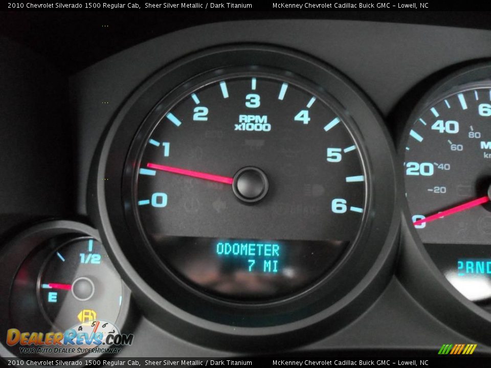 2010 Chevrolet Silverado 1500 Regular Cab Sheer Silver Metallic / Dark Titanium Photo #22