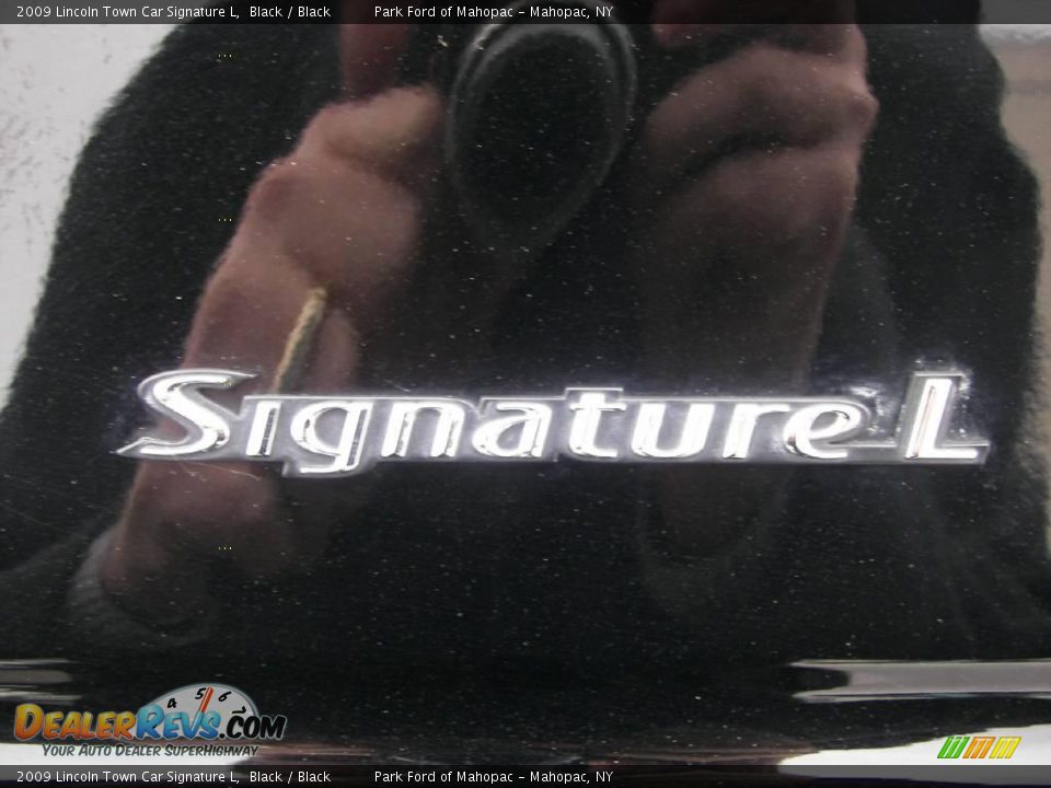 2009 Lincoln Town Car Signature L Black / Black Photo #10