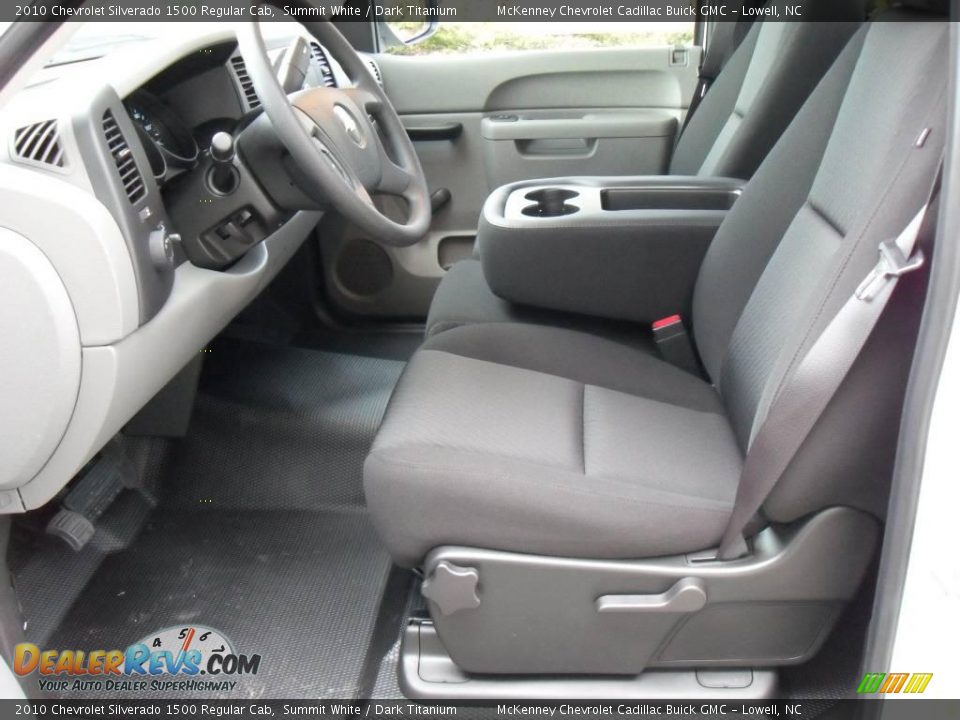 2010 Chevrolet Silverado 1500 Regular Cab Summit White / Dark Titanium Photo #7