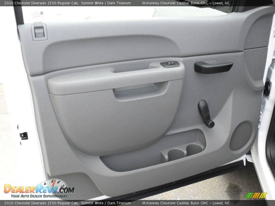 2010 Chevrolet Silverado 1500 Regular Cab Summit White / Dark Titanium Photo #9