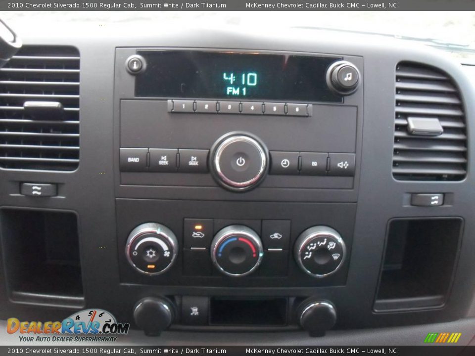 2010 Chevrolet Silverado 1500 Regular Cab Summit White / Dark Titanium Photo #12