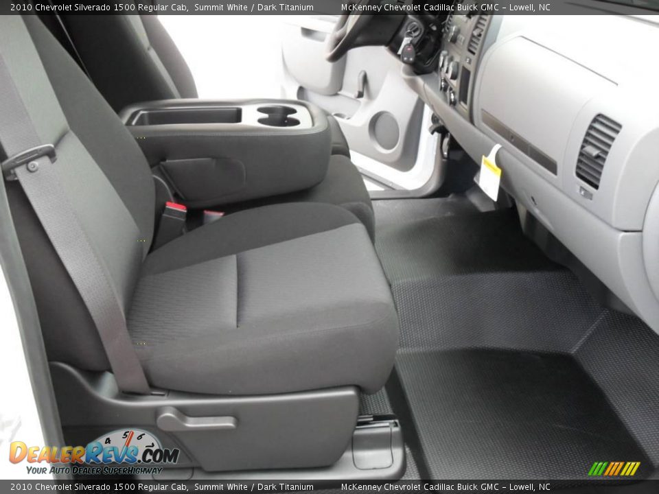 2010 Chevrolet Silverado 1500 Regular Cab Summit White / Dark Titanium Photo #14