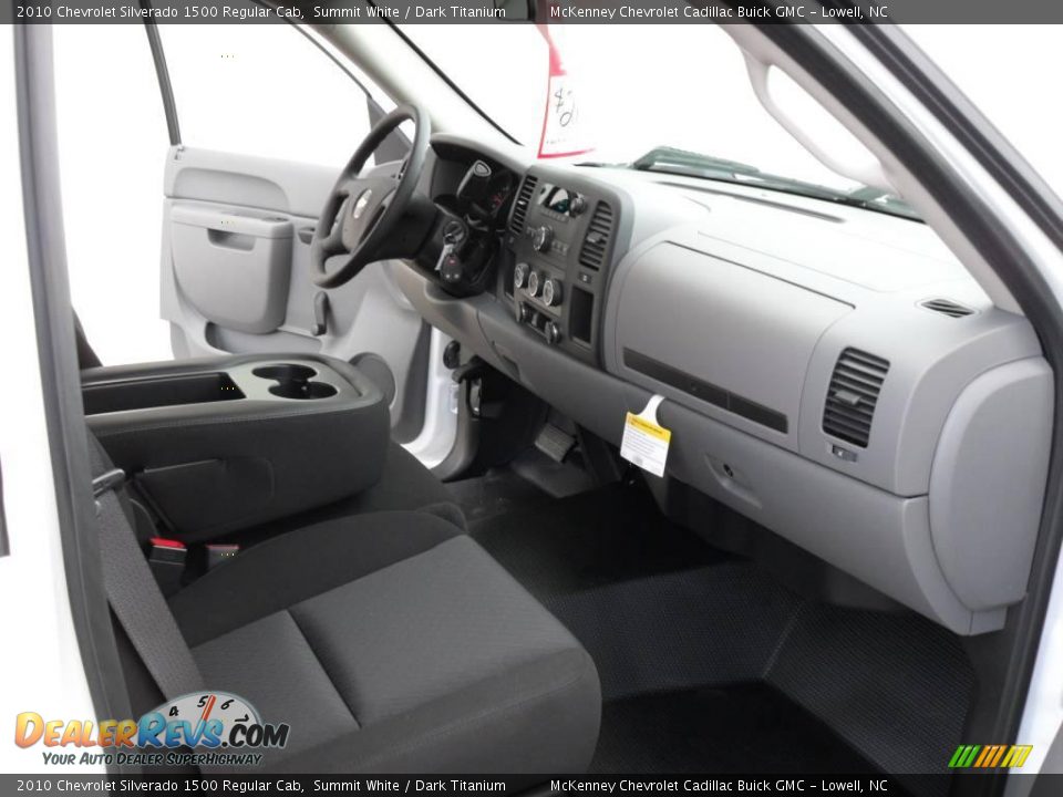 2010 Chevrolet Silverado 1500 Regular Cab Summit White / Dark Titanium Photo #16