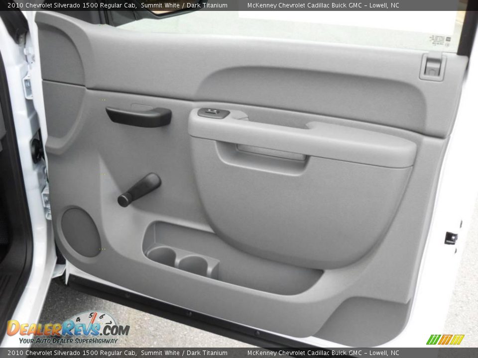 2010 Chevrolet Silverado 1500 Regular Cab Summit White / Dark Titanium Photo #17