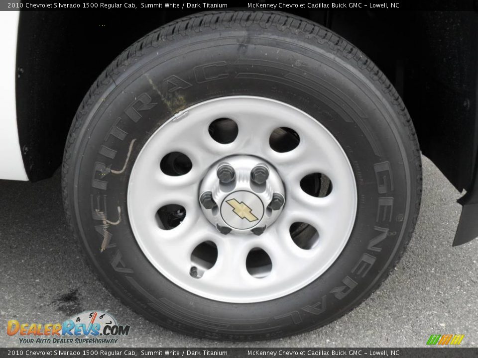 2010 Chevrolet Silverado 1500 Regular Cab Summit White / Dark Titanium Photo #19