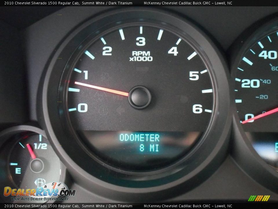 2010 Chevrolet Silverado 1500 Regular Cab Summit White / Dark Titanium Photo #22