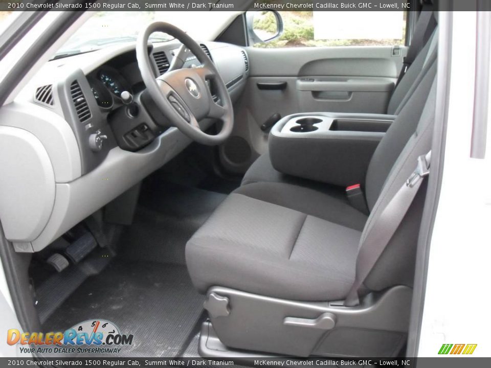 2010 Chevrolet Silverado 1500 Regular Cab Summit White / Dark Titanium Photo #23