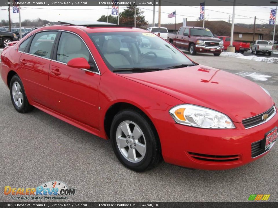 2009 Chevrolet Impala LT Victory Red / Neutral Photo #1