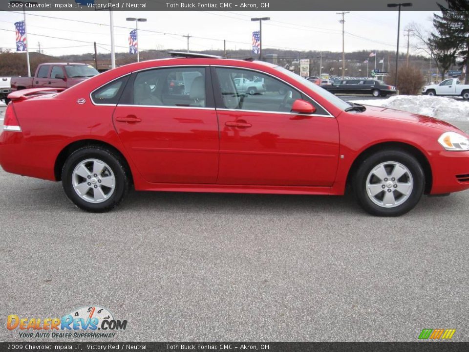 2009 Chevrolet Impala LT Victory Red / Neutral Photo #2