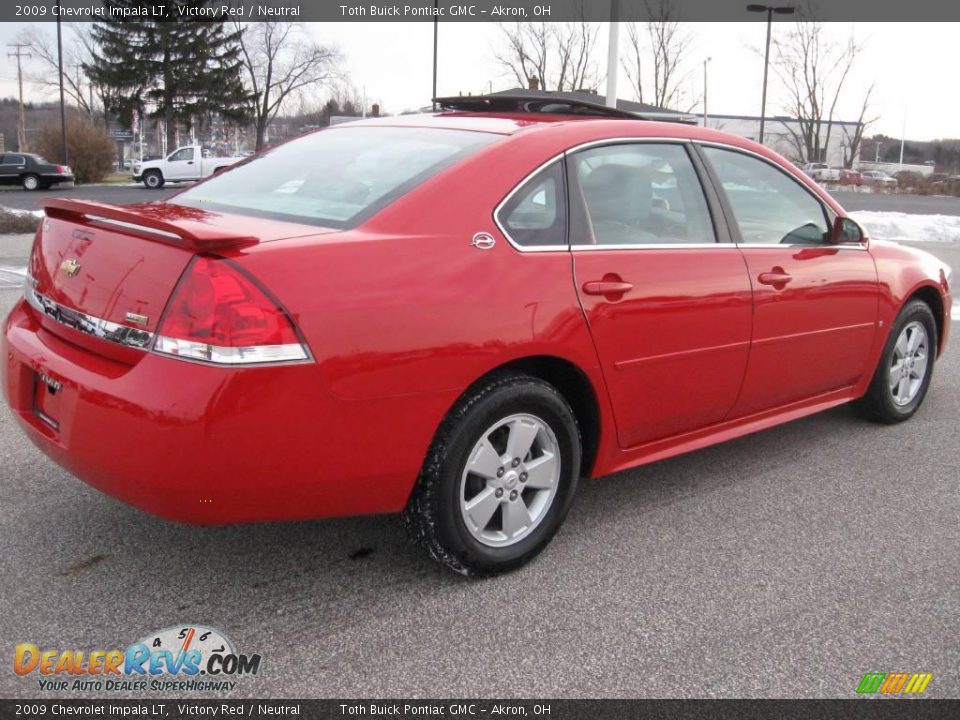 2009 Chevrolet Impala LT Victory Red / Neutral Photo #3
