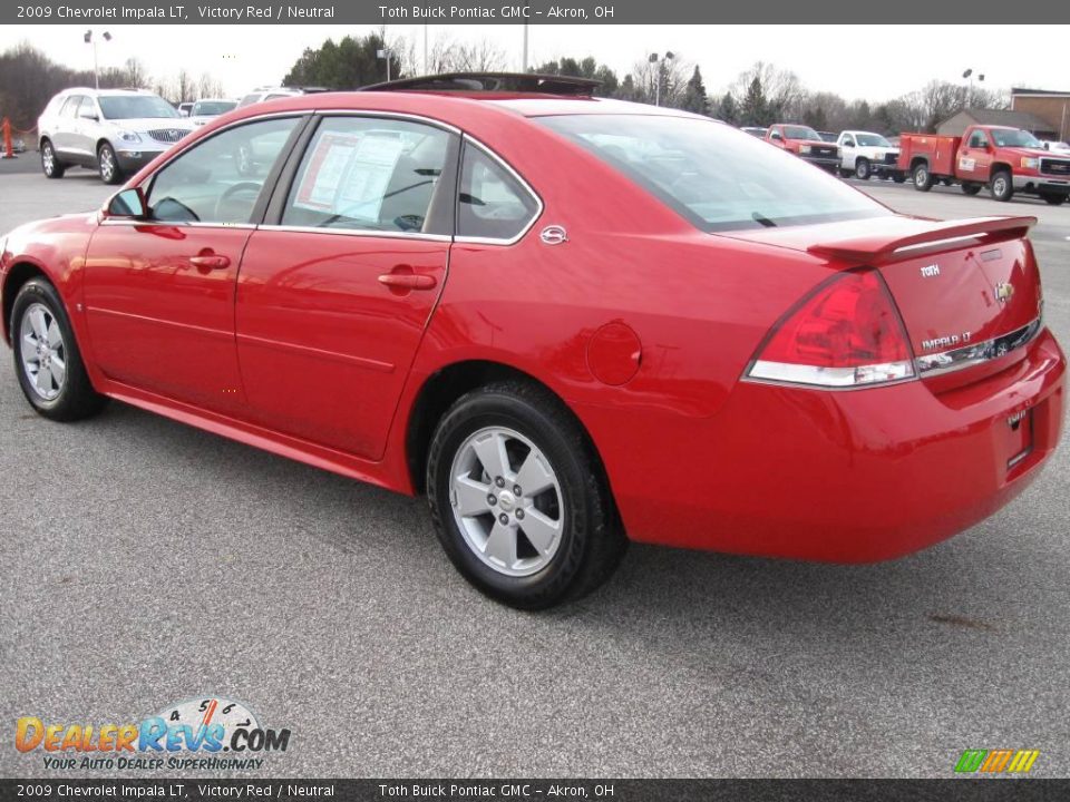 2009 Chevrolet Impala LT Victory Red / Neutral Photo #4