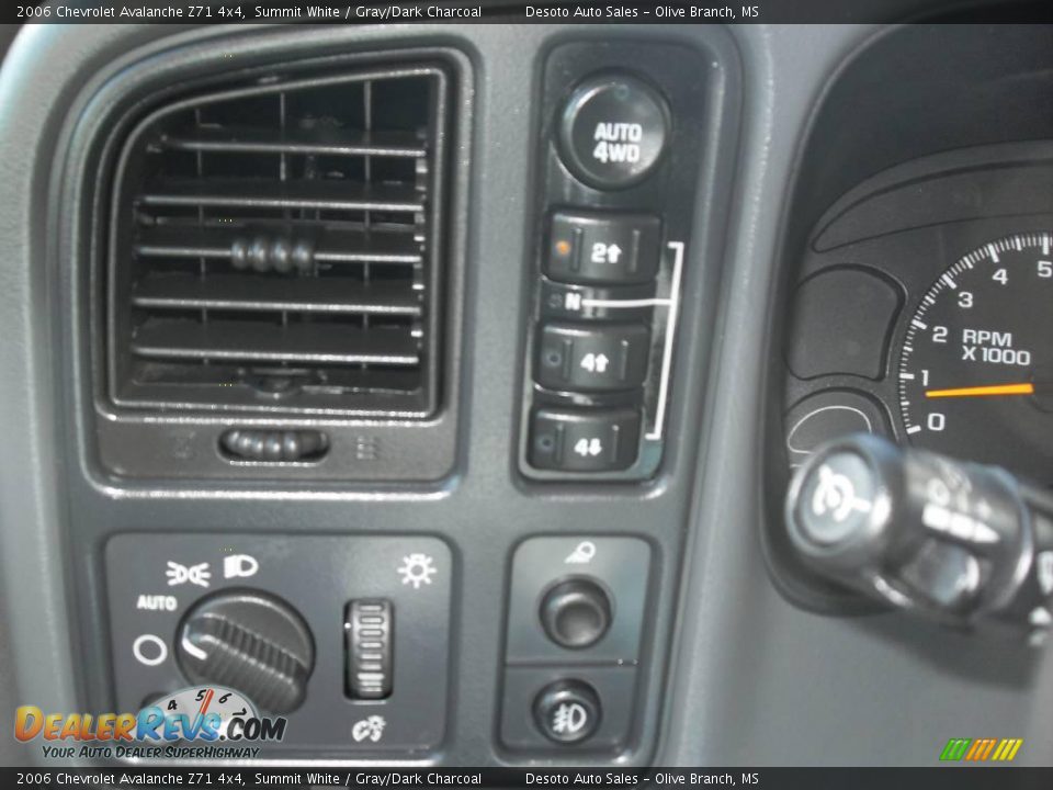 2006 Chevrolet Avalanche Z71 4x4 Summit White / Gray/Dark Charcoal Photo #12