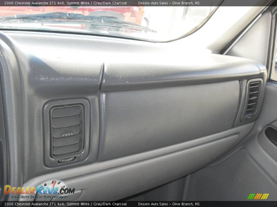 2006 Chevrolet Avalanche Z71 4x4 Summit White / Gray/Dark Charcoal Photo #15
