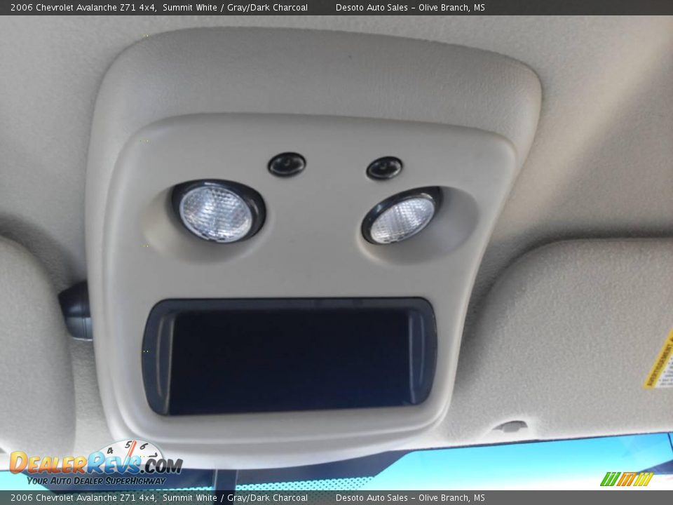 2006 Chevrolet Avalanche Z71 4x4 Summit White / Gray/Dark Charcoal Photo #16