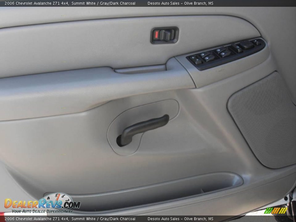 2006 Chevrolet Avalanche Z71 4x4 Summit White / Gray/Dark Charcoal Photo #17