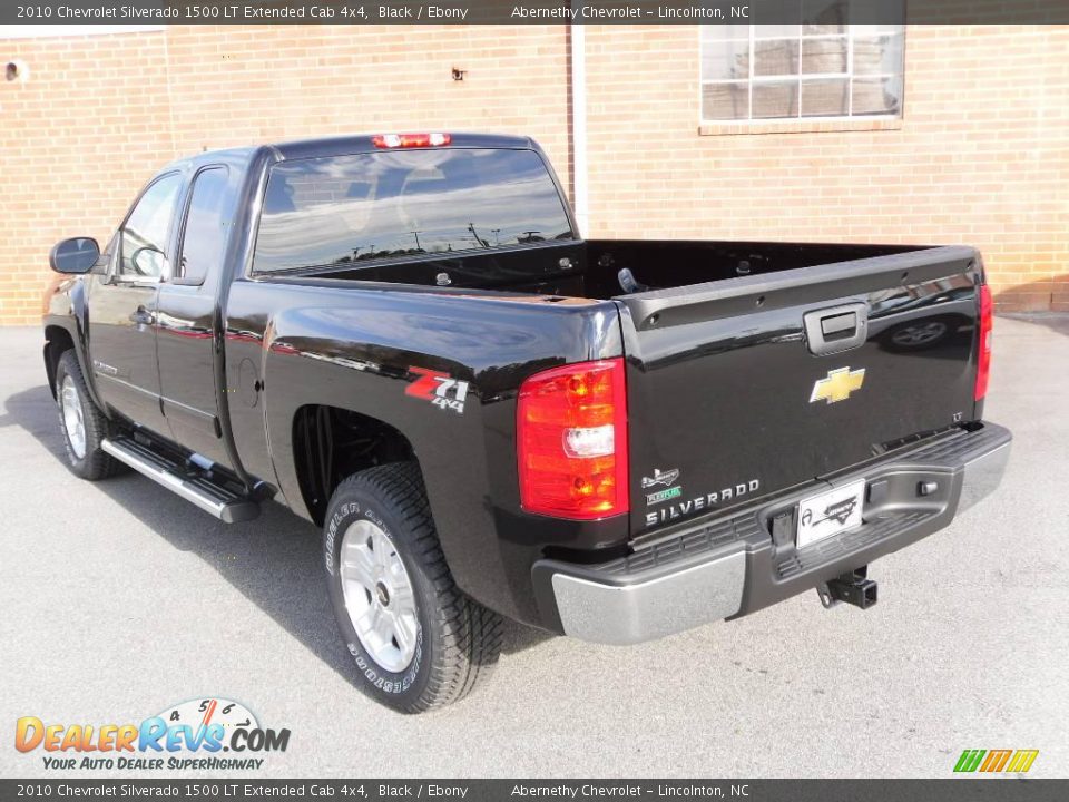 2010 Chevrolet Silverado 1500 LT Extended Cab 4x4 Black / Ebony Photo #2