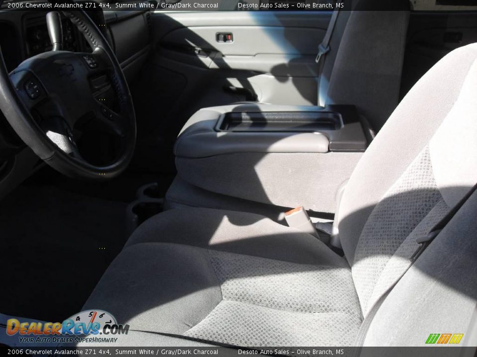 2006 Chevrolet Avalanche Z71 4x4 Summit White / Gray/Dark Charcoal Photo #18