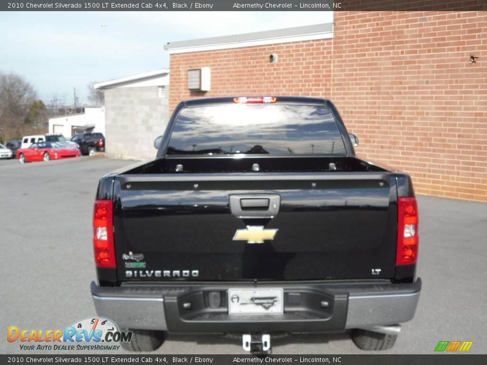 2010 Chevrolet Silverado 1500 LT Extended Cab 4x4 Black / Ebony Photo #3