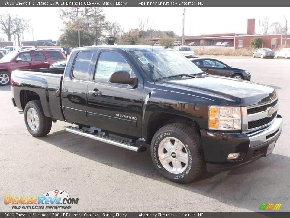 2010 Chevrolet Silverado 1500 LT Extended Cab 4x4 Black / Ebony Photo #5