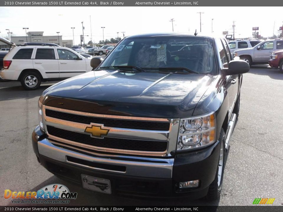 2010 Chevrolet Silverado 1500 LT Extended Cab 4x4 Black / Ebony Photo #6