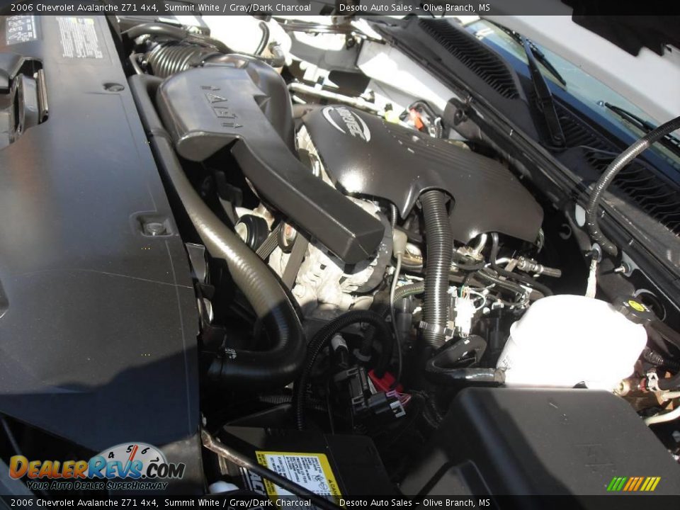2006 Chevrolet Avalanche Z71 4x4 Summit White / Gray/Dark Charcoal Photo #23
