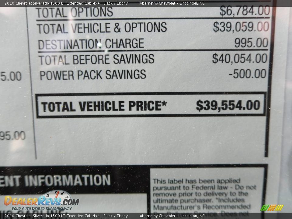 2010 Chevrolet Silverado 1500 LT Extended Cab 4x4 Black / Ebony Photo #13