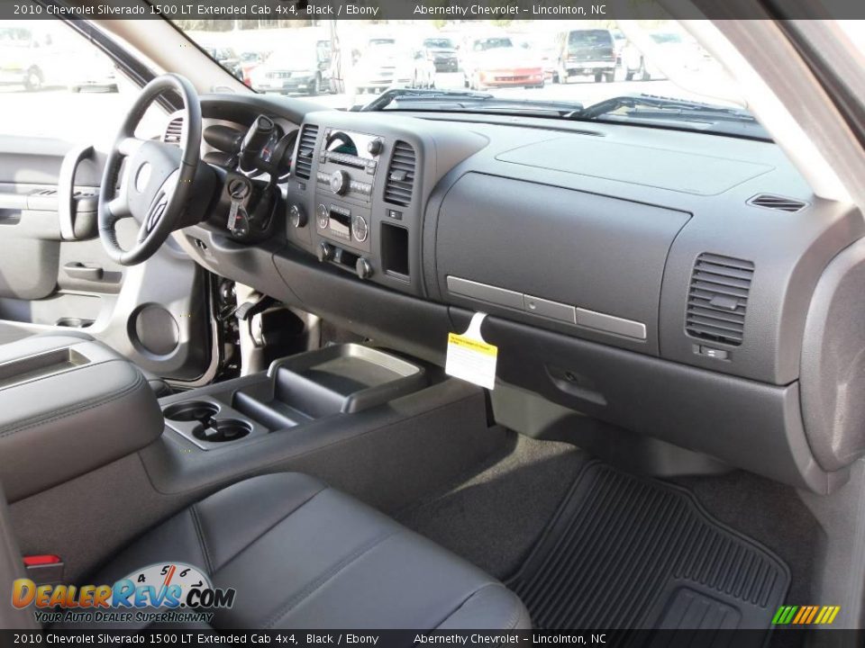 2010 Chevrolet Silverado 1500 LT Extended Cab 4x4 Black / Ebony Photo #16