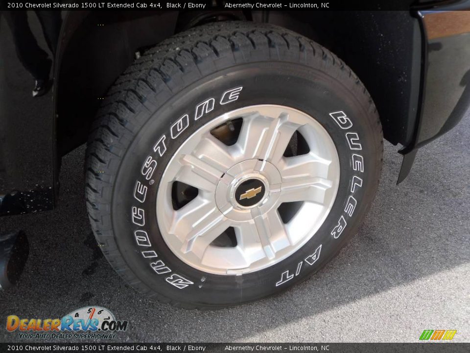 2010 Chevrolet Silverado 1500 LT Extended Cab 4x4 Black / Ebony Photo #18