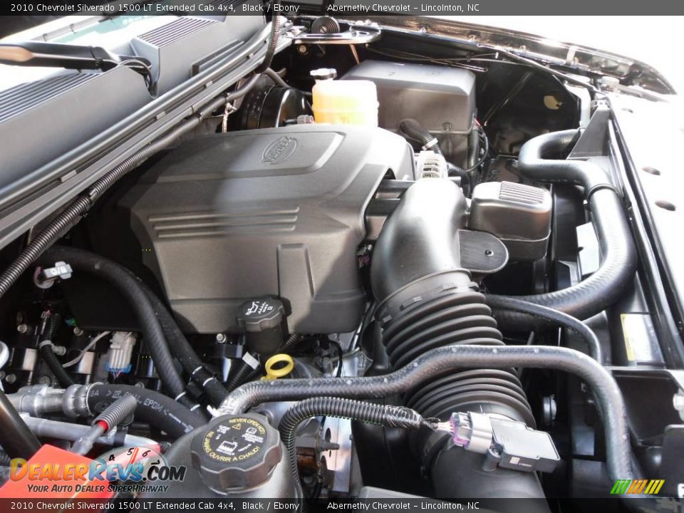 2010 Chevrolet Silverado 1500 LT Extended Cab 4x4 Black / Ebony Photo #20