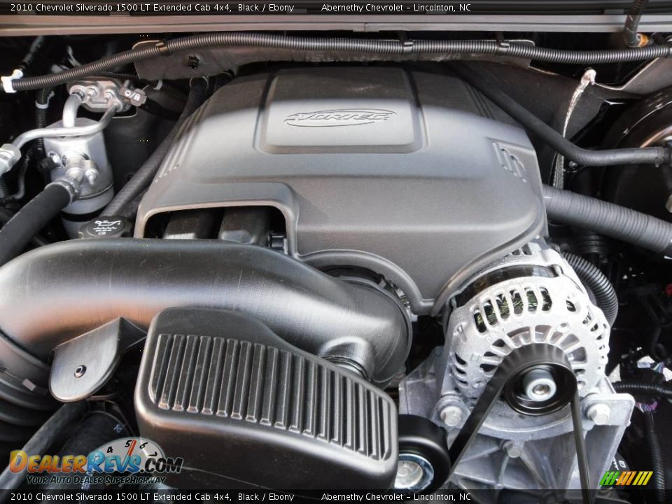 2010 Chevrolet Silverado 1500 LT Extended Cab 4x4 Black / Ebony Photo #21