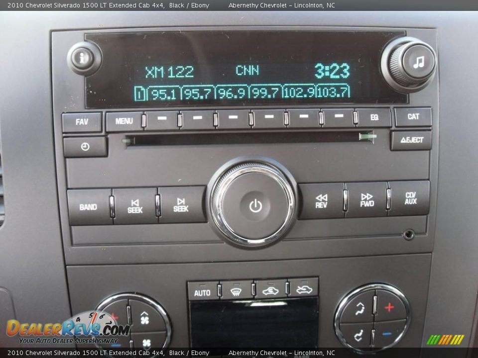 2010 Chevrolet Silverado 1500 LT Extended Cab 4x4 Black / Ebony Photo #23