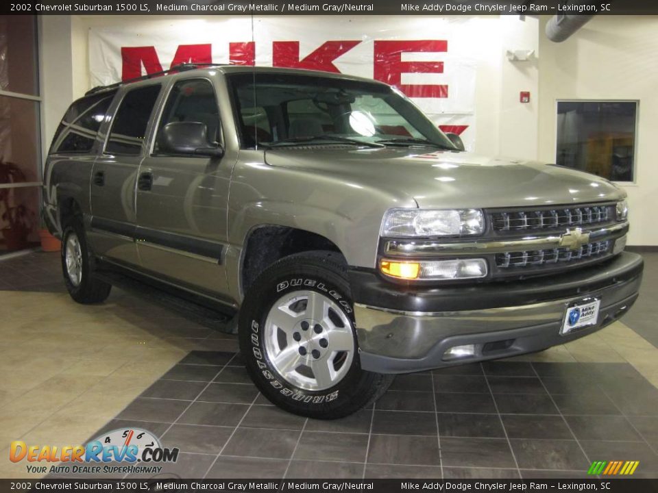 2002 Chevrolet Suburban 1500 LS Medium Charcoal Gray Metallic / Medium Gray/Neutral Photo #1