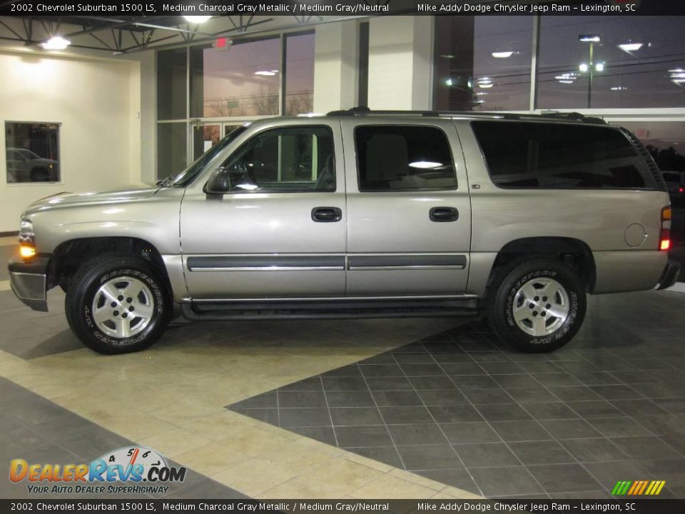2002 Chevrolet Suburban 1500 LS Medium Charcoal Gray Metallic / Medium Gray/Neutral Photo #4