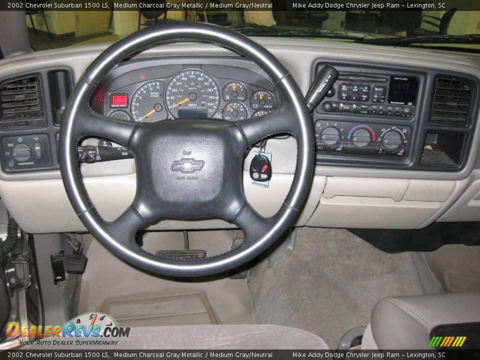 2002 Chevrolet Suburban 1500 LS Medium Charcoal Gray Metallic / Medium Gray/Neutral Photo #7