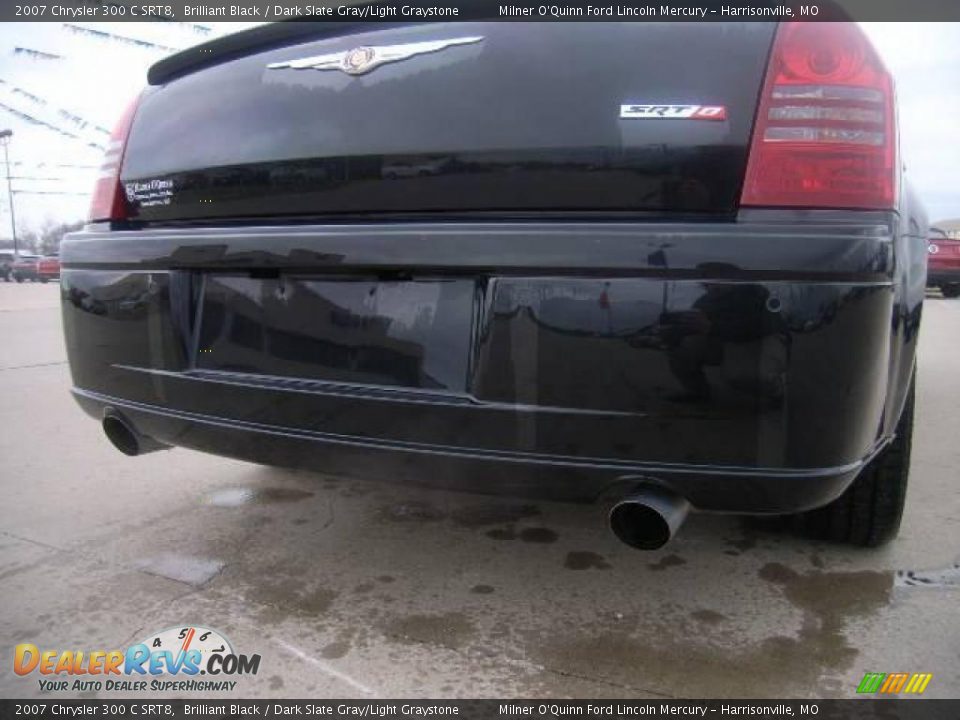 2007 Chrysler 300 C SRT8 Brilliant Black / Dark Slate Gray/Light Graystone Photo #13