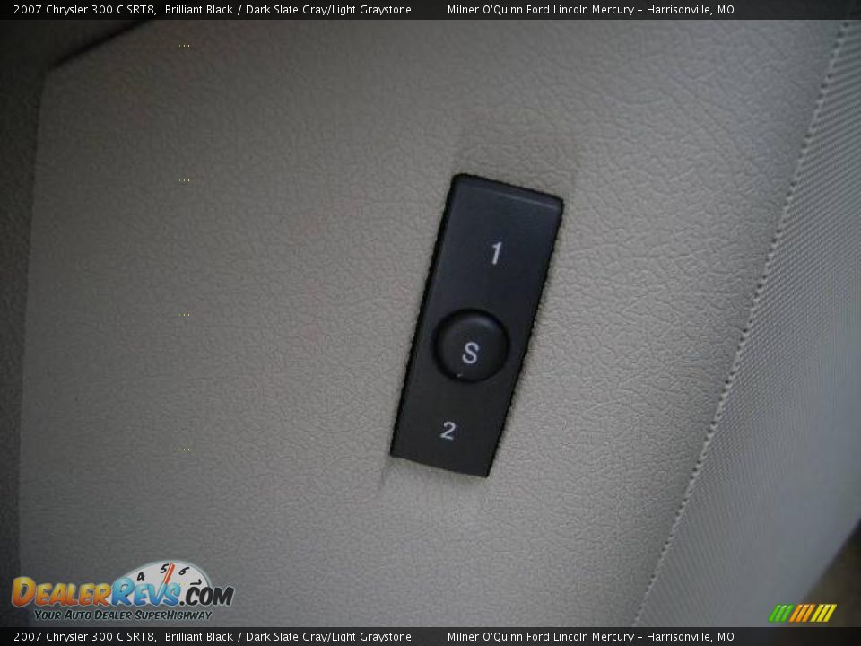 2007 Chrysler 300 C SRT8 Brilliant Black / Dark Slate Gray/Light Graystone Photo #20