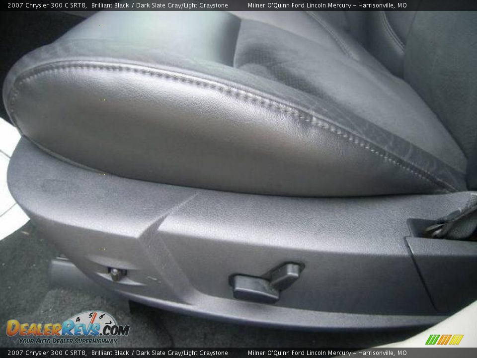 2007 Chrysler 300 C SRT8 Brilliant Black / Dark Slate Gray/Light Graystone Photo #21
