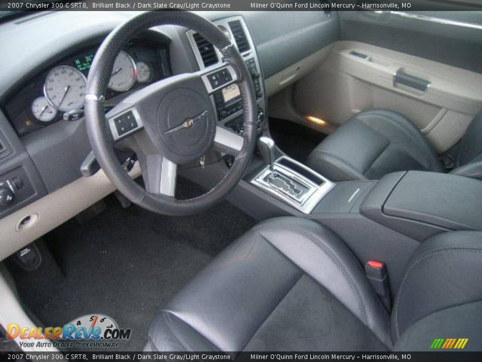 2007 Chrysler 300 C SRT8 Brilliant Black / Dark Slate Gray/Light Graystone Photo #23