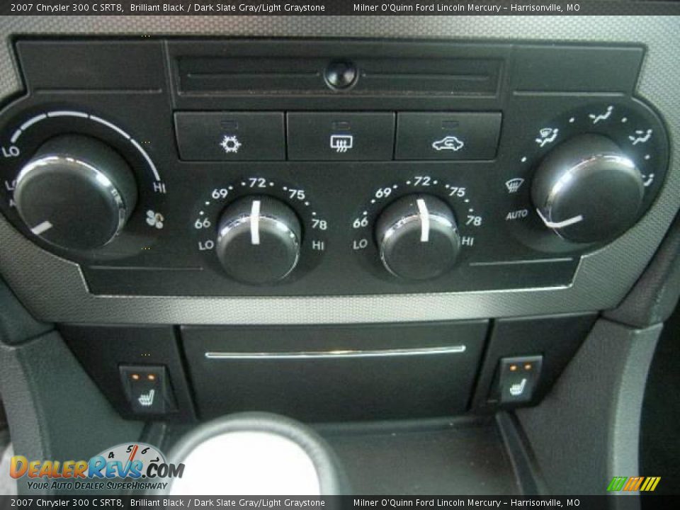 2007 Chrysler 300 C SRT8 Brilliant Black / Dark Slate Gray/Light Graystone Photo #26