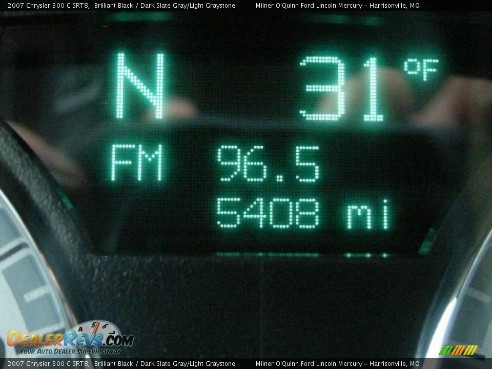 2007 Chrysler 300 C SRT8 Brilliant Black / Dark Slate Gray/Light Graystone Photo #29
