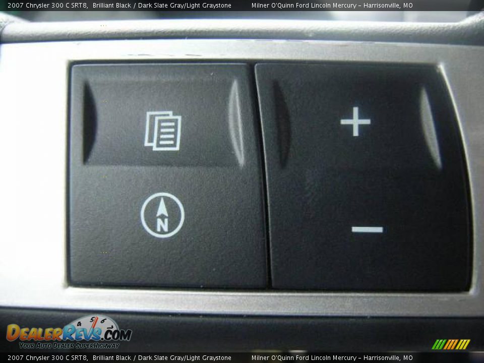 2007 Chrysler 300 C SRT8 Brilliant Black / Dark Slate Gray/Light Graystone Photo #30