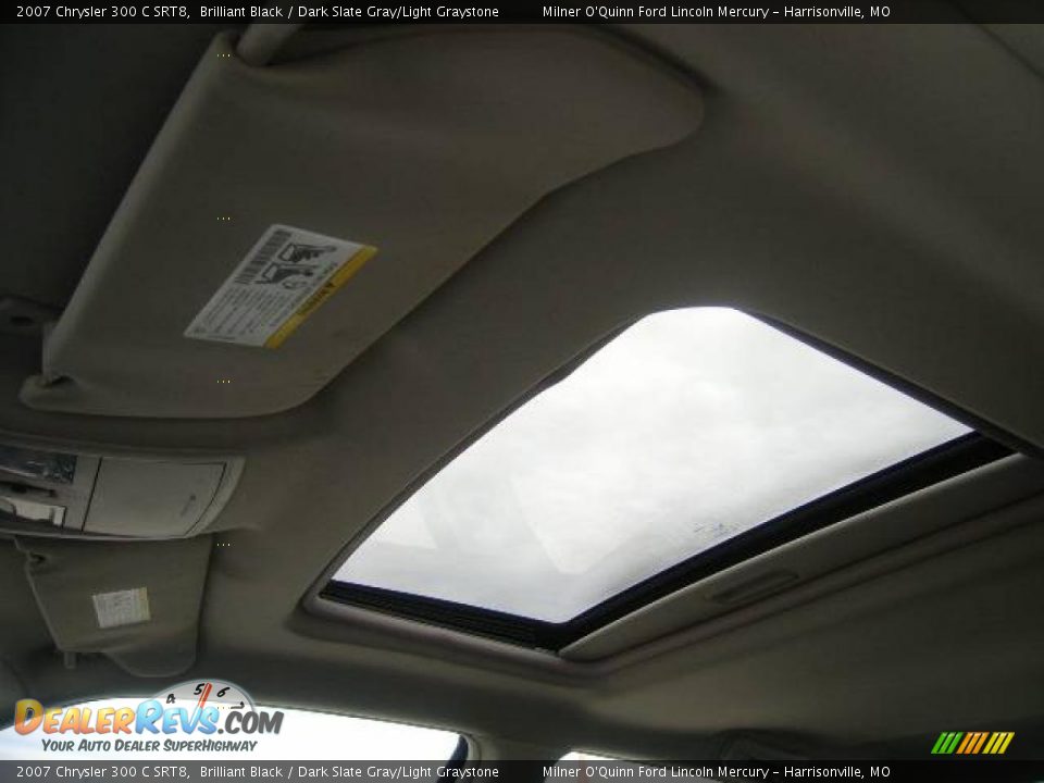 2007 Chrysler 300 C SRT8 Brilliant Black / Dark Slate Gray/Light Graystone Photo #33