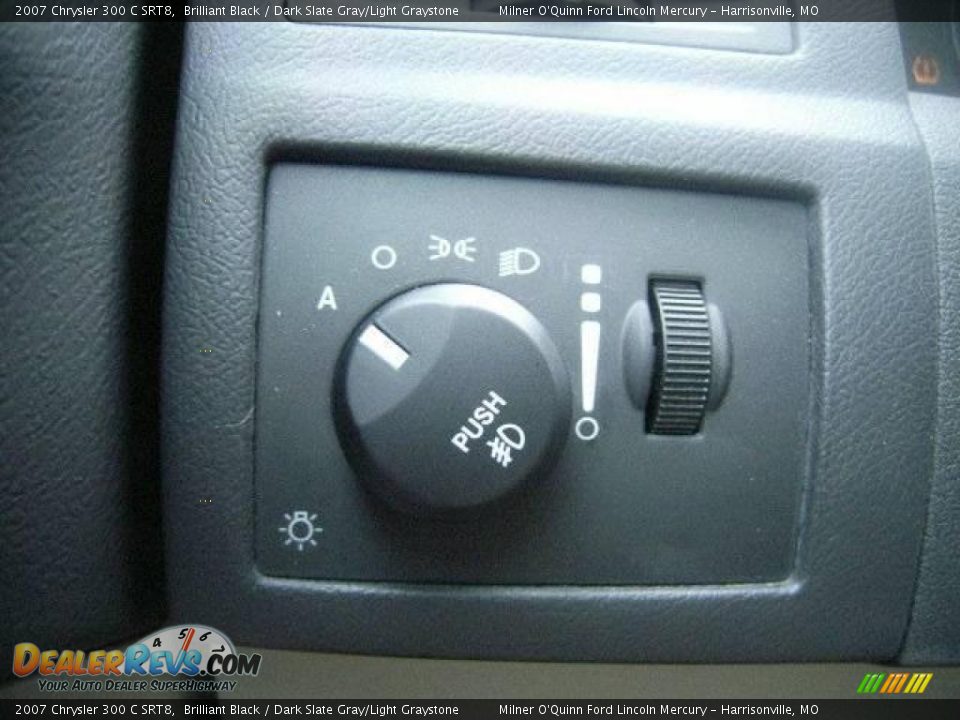 2007 Chrysler 300 C SRT8 Brilliant Black / Dark Slate Gray/Light Graystone Photo #34