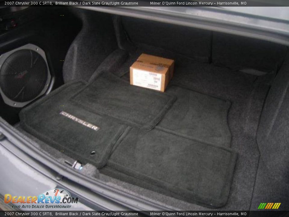 2007 Chrysler 300 C SRT8 Brilliant Black / Dark Slate Gray/Light Graystone Photo #35
